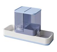 Stainless Steel Removable Pet Food Dish,Auto-Refill Bowl Set With Stainless Steel Tray,Anti-Spill Water Dispenser,Space-Saving Design For Small Animals Travel Friendly, Feeders Water Fountains