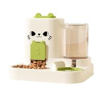Stainless Steel Removable Pet Food Dish With Integrated Water Dispenser Bottle Anti Slip Feet Anti Spill Dog Cats Bowls Large Capacity Cats Dog Feeder Water Dispenser