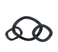 Stainless Steel Repair Wave Washers, Three Wave Spring Washer Black M3-M128 2-50 pcs(M4X8X0.25mm(50PCS))