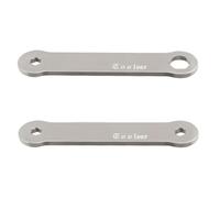 Stainless Steel Repair Wrench Pair with Double Ended Openings, 2 Piece Flat Tools for E-Bike Upkeep and General Equipment Service Double Ended Wrench Stainless Steel Maintenance Bike Repair Hand