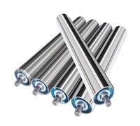 Stainless Steel Replacement Casters, 2.5cm, 3.8cm, 5.1cm, 6.1cm Diameter, Heavy-Duty Glide Wheels for Commercial Use, Set of 5, and Reliable.