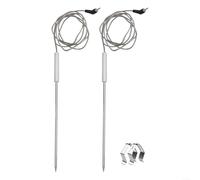 Stainless Steel Replacement Probe for Thermopro TP-17 and TP-27 Digital Meat Thermometers, 20.5cm Length, Engineered for Rapid Temperature (2pcs)