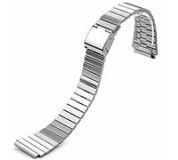 Stainless Steel Replacement Watch Strap 18mm Adjustable Band Compatible with Casio A158 / A159 / A168 / AE1200 / AE1300 / W-218H / W-217H / F-91 / F105