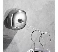 Stainless steel retractable clothesline, Stainless Steel Retractable Clothes Line Dryer Indoor Outdoor Laundry Single Clothesline Home