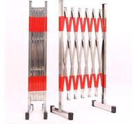 Stainless Steel Retractable Fence, Adjustable Safe Guardrail for Pets, le Traffic Ber for Gas, Schools & Malls - 6.5ft Door Access