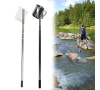 Stainless Steel Retractable Water Sampler 0.6-7m Rod,500ml/1000ml Pendulum Beaker Sampler, Industrial Thickened Extension Pole,Water Quality Testing(Stainless Steel 500ml,1.11-3.0m)