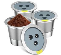 Stainless Steel Reusable K Cups Compatible for Ninja Coffee Maker,Upgrade 3 Pack K Cups Reusable Coffee Pods,Permanent Coffee Filters Fit for Ninja CFP201 CFP300 CFP301 CFP400 (3Pack)