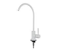 Stainless Steel Reverse Osmosis Faucet White Kitchen Water Filter Tap for Clean Drinking Water Easy Installation Modern Design