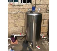Stainless Steel Reverse Osmosis Pressure Tank, Portable Water Storage Bladder for Well System, No Pump Needed