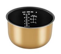 Stainless Steel Rice Cooker Inner Bowl Compatible For Midea Rice Cooker Inner Liner Stainless Steel Replacement Part(3L)