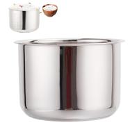 Stainless Steel Rice Cooker Inner Pot with Non-Stick Coating, for 6 L Rice Cooker Spare Parts, for Universal Electric Cookers Accessories
