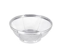 Stainless Steel Rice Sieve Bowl Fine Mesh Strainer Large Metal Colander For Rice Yogurt Simple Living Air Fryer Oven (E, E)