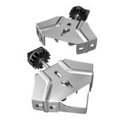 Stainless Steel Right Angle Clamp Quick Clip Auxiliary Corner Locator Adjustable Sturdy 90 Degree Fixing(Close)