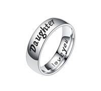 Stainless Steel Ring Men The Novel Ring Features A Unique And Design For Daily Wear Adjustable Rings For Men (F, 1. 66cm)