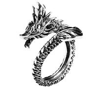 Stainless Steel Rings for Women Yarn Ring Cat Kitty Ears Adjustable Size Crochet Ring Beginner Knitting Crocheting Gift Crochet Tension Regulator Tool Finger Gift Black Cat