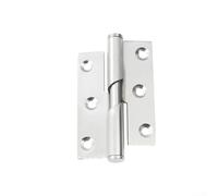Stainless Steel Rising Door Hinges Left Right Handed Lift Off Butt Hinges for Interior Bathroom Toilet Room Doors 52x75mm/79x100mm(3 inch right)