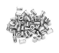 Stainless Steel Rivet Nut M5 Fastener Hardware Tools 50Pcs Industrial Supplies for Automobiles Elevators Furniture Decoration Assembly