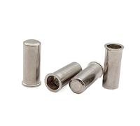 stainless steel rivet nut, SUS304 Stainless Steel Rivet Nut Flat Countersink Head Threaded Insert Multiple Sizes(50pcs countersunk M5*16.5)