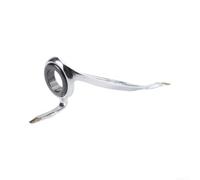 Stainless Steel Rod Guide Ring 1.8x6mm Double Foot | 1.8x6mm size, double-foot stability, stainless steel frame, smooth casting, freshwater compatible