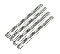 stainless steel rod,metal rods, 4 Pcs Stainless Steel Rods Diameter 5.5-8Mm Length 500Mm, Metal Solid Shaft Rods Lathe Bar Stock for DIY Craft Model(Diameter 6.5mm)