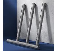 Stainless Steel Rod，Stainless Steel Rod，304 Full Thread Screw Threaded Bar Threaded Bar Studs Bolts(5pcs,M6x300mm)