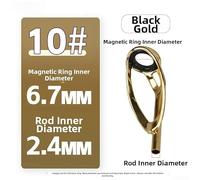 Stainless Steel Rod Tip Guide Ring With Anti-Twist Magnetic Ring And Uniform Inner Contour To Support Consistent Line Movement(F)