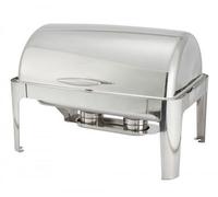 Stainless Steel Roll Top Chafing Dish Full Size 1-1 Gn 9 Litre Capacity