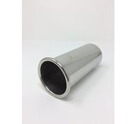 Stainless Steel Rolled Tip Exhaust 36mm - 55 mm
