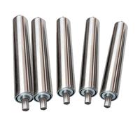 Stainless Steel Roller 38mm Diameter Conveyor Belt Rollers Industrial Replacement Rollers for Heavy-Duty Projects Durable and Corrosion-Resistant.,5 Pack-L 8in/203mm