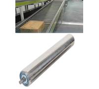 Stainless Steel Roller Conveyor Idlers - Unpowered Transmission Rollers, 1" to 2.4" Diameter, 1.5in/38mm, 26in/650mm Length, Heavy-Duty Metal Rollers for Efficient Material Handling