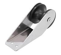 Stainless Steel Roller Premium 316 Grade Mirror Polished Heavy Duty Wear Bow Roller for Yachts Fishing Boats Silver Black 1 Piece