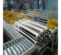 Stainless Steel Roller Replacement 10 Packs Steel Roller Great for Factories, Warehouses Use, Boat Trailer Conveyor Rollers(Dia 38mm/1.5'',L 550MM(21.6in))