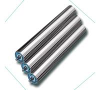 Stainless Steel Roller Set - 3 Pieces Zinc-Coated Steel Pipe for Woodworking 25mm 32mm 40mm 50mm Diameter (Dia 38mm L 450mm/17.7")
