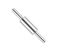 Stainless Steel Rolling Pin 43cm Large Size Smooth Roll(Mini-Sized PP Bag) | Large 43cm size, smooth seamless for surface, even pressure distribution, for ideal for big batches, pizza bases