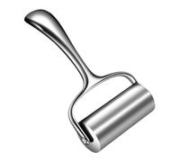 Stainless Steel Rolling Pin, Easy to Clean, 21x10.2cm, Metal Rolling Pin, Kitchen Dough Roller, Heavy Duty Construction, for Kitchen Pastry Bread Dumpling