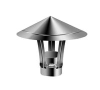 Stainless Steel Roof Cowl Stove Log Burner Chimney Cap Flue Pipe Cover Hat Chimney Pot Roof Cowl rain Cover Easy Installation 80-300mm(160mm/6.29in)