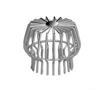 Stainless Steel Roof Drain, 50-160MM 304 Stainless Steel Roof Drain Net Leaf Catcher Gutter for PROTECTION Cover For Roof, Garden, Yard(160mm)