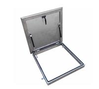 Stainless Steel Roof Hatch - Weatherproof Emergency Access Gate, 29.5x29.5in Roof Maintenance Lid for Secure Roof Access and Safety Solutions