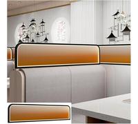 Stainless Steel Room Dividers for Dining Areas, Decorative Frosted Glass Partitions for Offices & Restaurants (Black, 45 x 80 cm / 17.7 Inches)