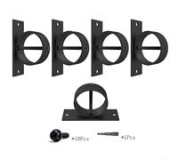 Stainless Steel Rope Fence Brackets, Rope Fence Brackets Battle Ropes Anchor For Ring Rope Support For Fence 12 * 5 * 4cm