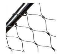 Stainless steel rope mesh,Safety Netting for Balcony High-Altitude Fall Protection Nets,7x7 strand stainless steel wire rope structure,for outdoors, patios, gardens(H1xL9m/H3.28xL29.52ft)
