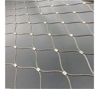 Stainless Steel Rope Net, Anti-theft And Fall Protection Net, Flexible Impact Resistant Boundary Protection Net(Silver-2mm)