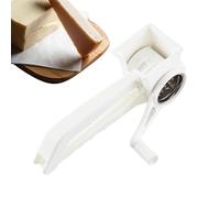 Stainless Steel Rotary Grater - Cheese Cutter with Handle, Grating Tools, Multifunctional Cutting Tool | Manual Grating Device for Chocolate Ginger Nuts Vegetables Fruit Baking Cooking