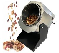 Stainless Steel Rotary Roasting Machine, Electric Peanuts & Sunflower Seeds Baker with Adjustable Timing & Temperature Control for Home and Commercial Use