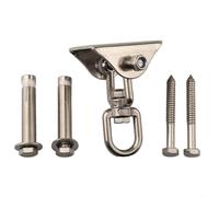 Stainless Steel Rotating Ceiling Hook for Hanging Chairs, Swings & Hammocks - 360° Swivel, 450kg Load Capacity, Easy Install