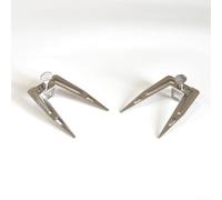 Stainless Steel Rotating Fork Component for Roasting Shaft Compatible with For Electric Ovens and Air Fryers (roast fork)