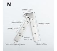 Stainless Steel Rotating Invisible Door Pivot Hinge for Internal Wooden or Aluminum Frame Doors, Silver Tone, for Durable Up and Down Installation, Size S for M L Variant