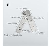 Stainless Steel Rotating Invisible Door Pivot Hinge in Silver Tone for Wooden, Internal, Aluminum Frame Doors and Screens, for Durable Up and Down Installation, Size S for M L