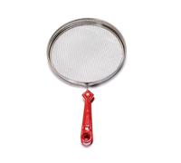 Stainless Steel Roti or Roasting Grill, 25.5 cm Round Mesh with Handle, Multi-Purpose Cooking Pan for Gas, Charcoal Barbecue Stove (25 cm Fine Mesh Papad Roaster)