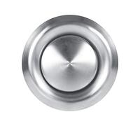 Stainless Steel Round Air Vent Grill Cover Ventilation Duct Cover Home Wall Ceiling Diffuser Exhaust Supply for Bathroom Office Kitchen Ventilation(125mm)